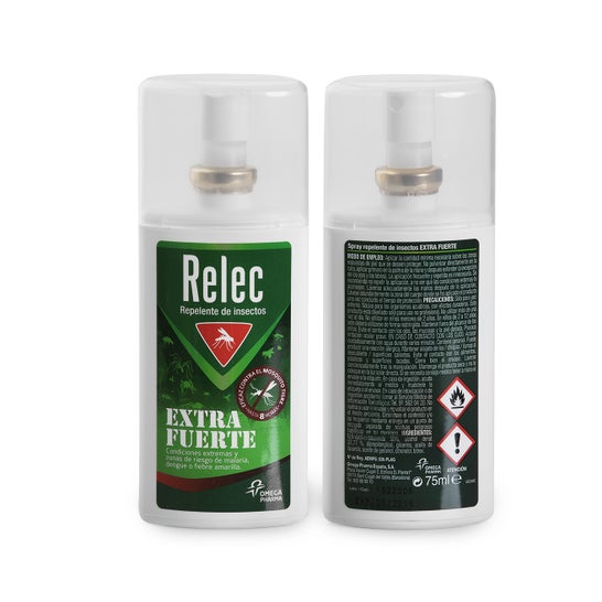 Relec Répulsif Insectes Extra Fort 75ml