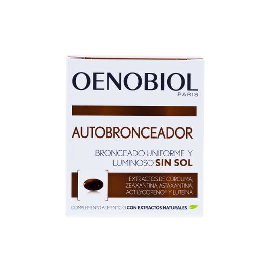 Oenobiol Complement alimentaire Autobronzant 3 x 30 capsules