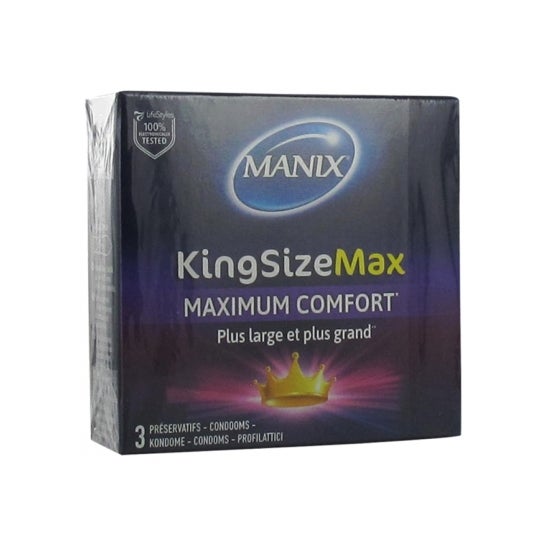 Manix Préservatifs King Size Maximum Comfort 3unts