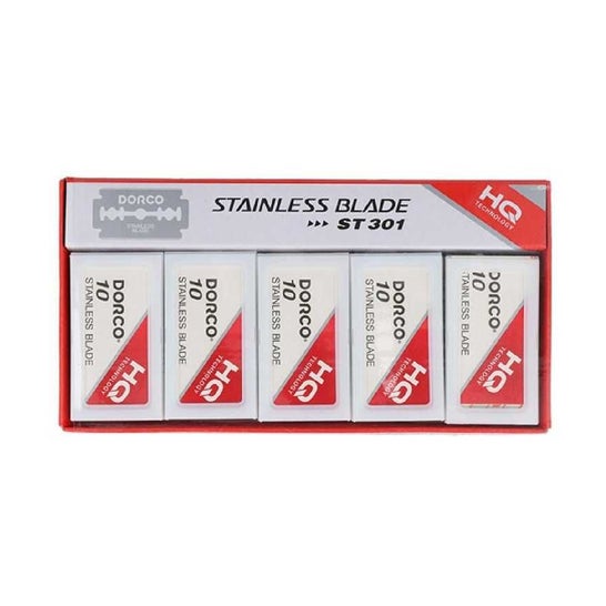 Dorco Stainless St301 Lame Rouge 10x10 100uts