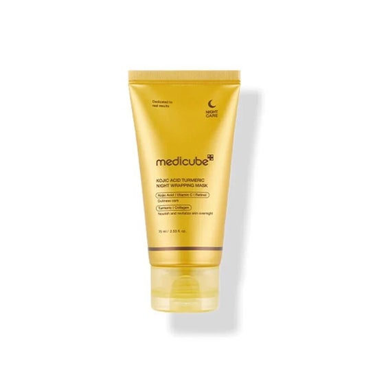 Masque de Nuit Enveloppant à l'Acide Kojique et au Curcuma Medicube 75 ml