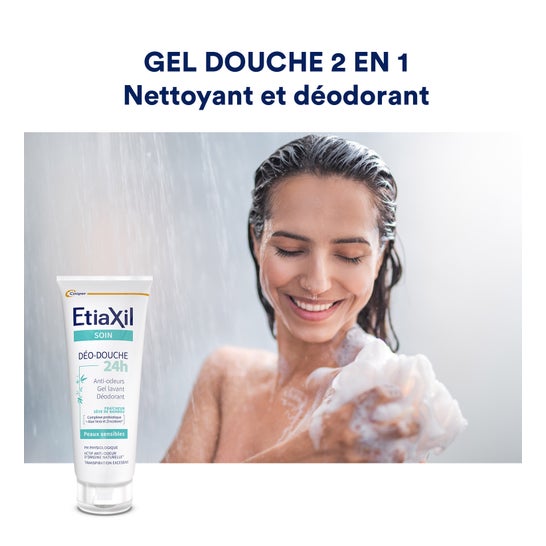 Etiaxil Soin Déo-Douche 24H Gel Lavant Déodorant 200ml