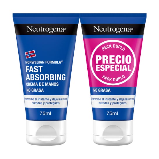Neutrogena® Crème Mains Absorption Express 2x75ml