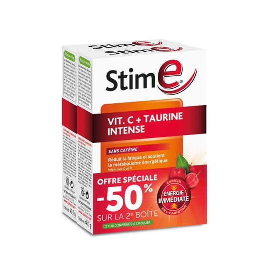 Nutreov Pack Stim E Vitamine C + Taurine Intense 2x30comp
