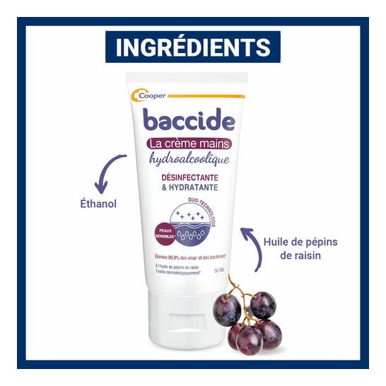 Baccide La Crème Mains Hydroalcoolique 50ml