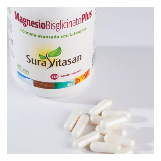 Sura Vitasan Bisglycinate de magnésium Plus 120 gélules