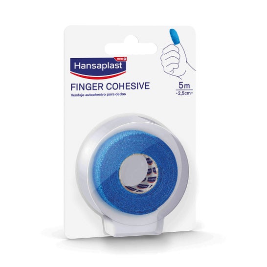 Hansaplast Pansement cohésif pour les doigts 5m X 2,5cm Bleu