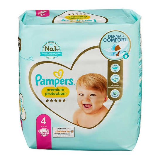 Pampers Couches Premium Protection Taille 4 23uts