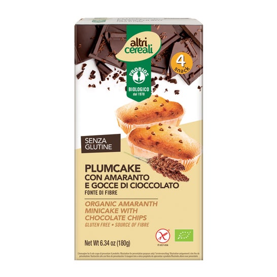 Altricereali Plumcake Gouttes Chocolat Sans Gluten 4x45g
