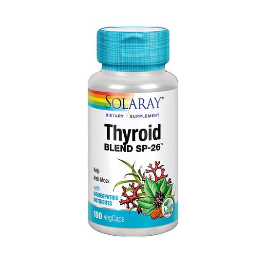 Solaray Thyroid Blend Kelp 500mg 100 Caps 100 Caps