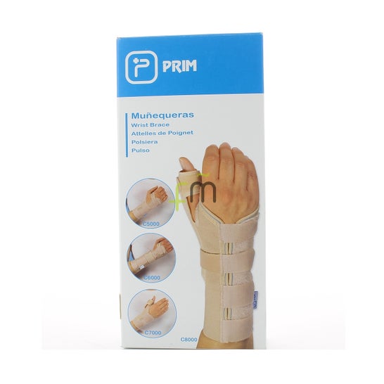 Prim Wrist Brace Thumb Splint C800 Left Beige 12-15cm TXL 1pc