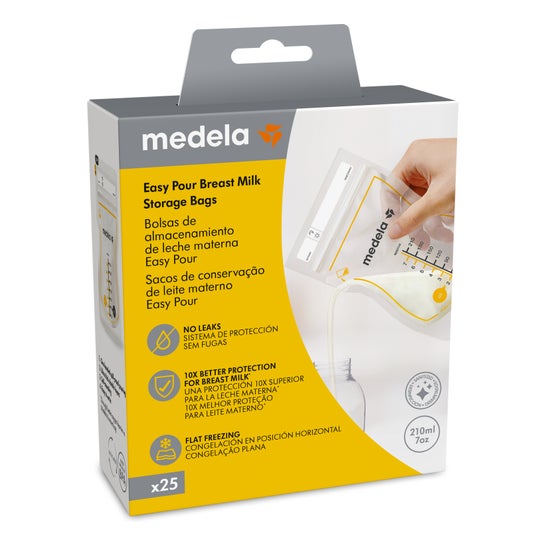 Medela Sachets de Conservation du Lait Maternel Easy Pour 25 Unités