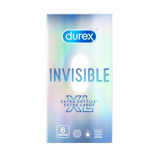 Durex Invisible XL 6uds