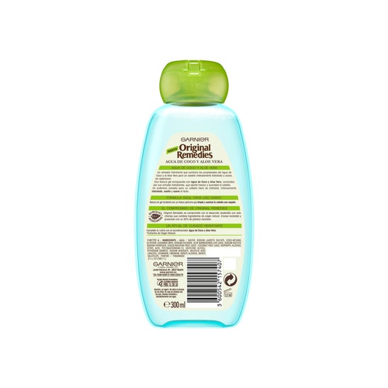 Shampooing Garnier Original Remedies Coconut & Aloe Water 300ml