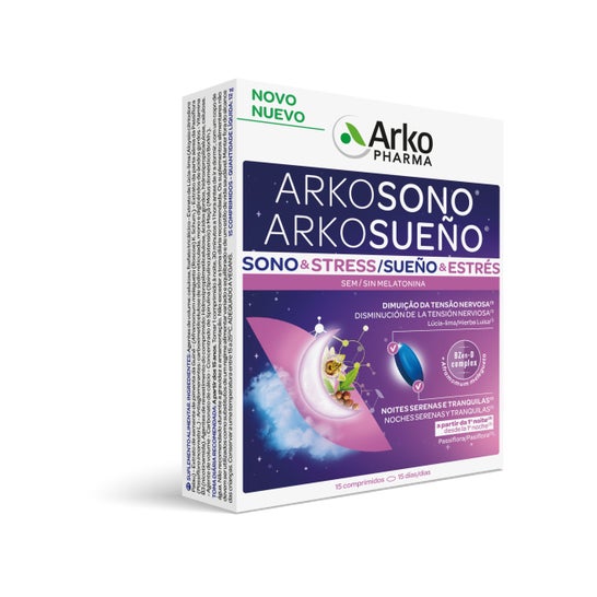 Arkopharma Arkosommeil Sommeil & Stress 15 Comprimés Arkopharma Arkosommeil Sommeil & Stress 15 Comprimés