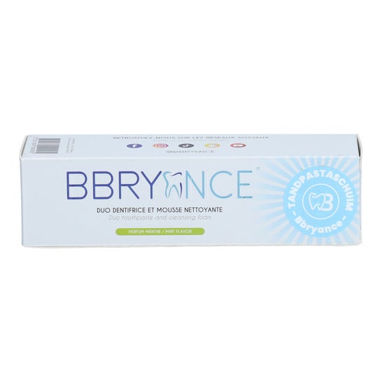 Bbryance Kit Dentifrice Mousse Menthe 50ml + Brosse Dents