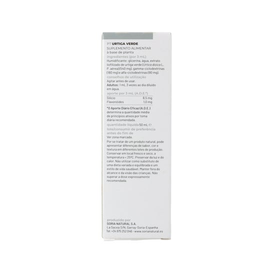 Soria Natural Ext.ortiga Verde 50 Ml Actibios *