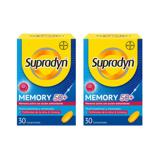 Supradyn Memory 50+ 2x30 comprimés