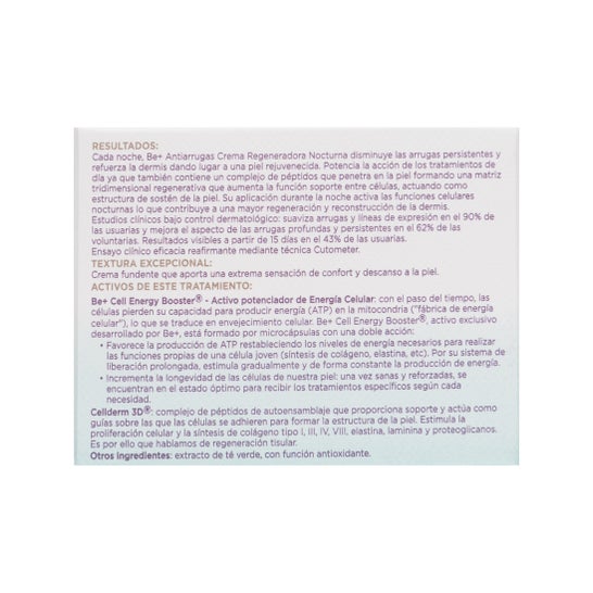 Be+ Crème de Nuit Régénératrice 50 ml