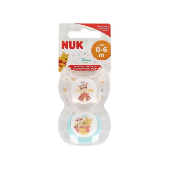 Nuk™ Sucette anatomique Disney Tétine Latex Taille 1 2 u.