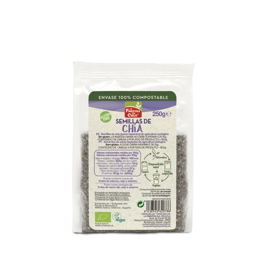 La Finestra Sul Cielo Chia Graines Sans Gluten 250g