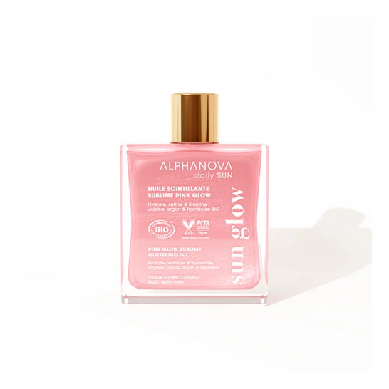 Alphanova Daily Sun Sublime Glittering Oil Pink Glow 50 ml