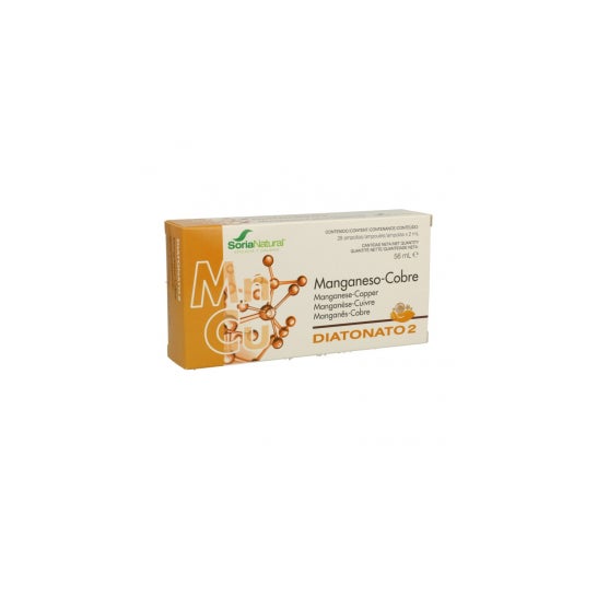 Diatonate naturel de Soria 2 cuivre manganèse 28x2ml