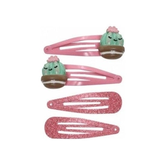 Mr Wonderful Clips de Pelo Cactus 4uds