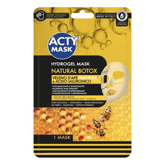 Acty Mask Masque botox au venin d'abeille en hydrogel naturel