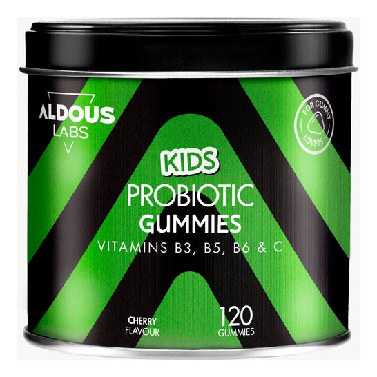 Aldous Labs Probióticos con Vitaminas para Niños Sabor Cereza 120 gummies