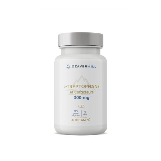 Beaverhill L-Tryptophane 300mg Et Cofacteurs 90 Gélules Végétales