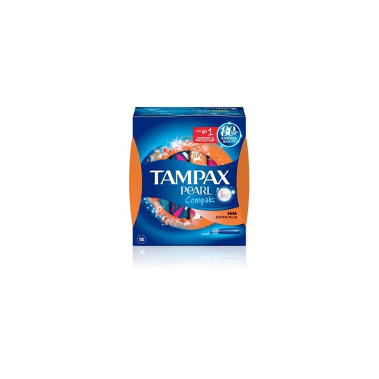 Tampax Compak Pearl Boîte Mixte 18uts
