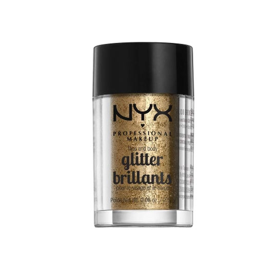 Nyx Glitter Brillants Face And Body Bronze 2.5g