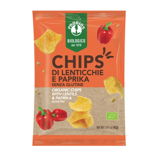 Probios Epaprika Chips Lentilles 40g