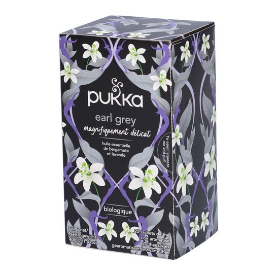 Pukka Earl Grey Thé Noir Bio 20 Sachets