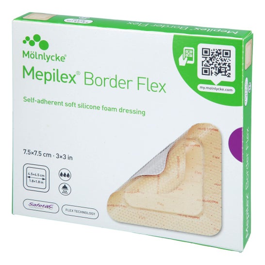 Mepilex Border Flex 7,5x7,5cm 5uts
