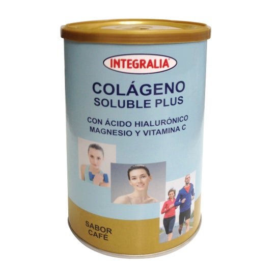 Integralia Collagène Soluble Plus hyaluronique au magnésium hyaluronique arôme café 360g
