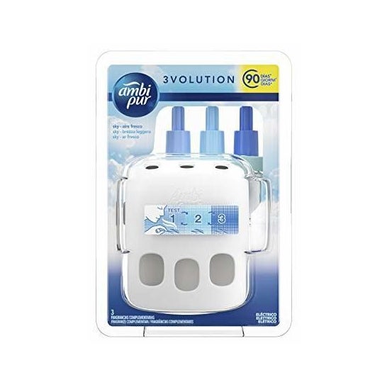 Ambi Pur 3Volution Electric Plug In Refills Air Freshener 90 Days Assorted  Scent