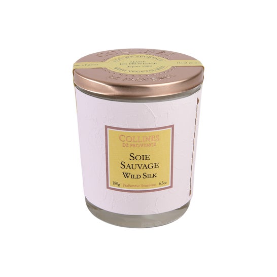 Collines de Provence Bougie Parfumée Soie Sauvage 180g