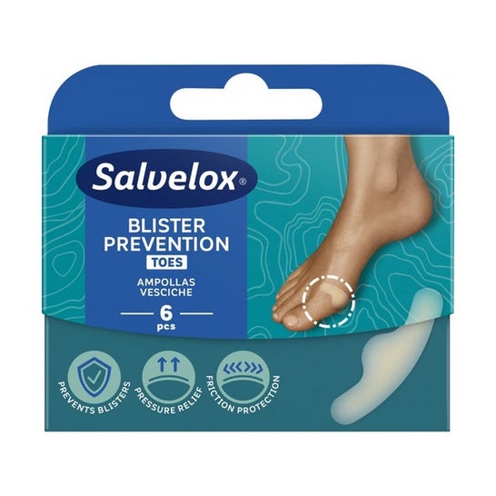 Salvelox Blister Rescue Blister Mix Heel and Toe Mix 6 pcs