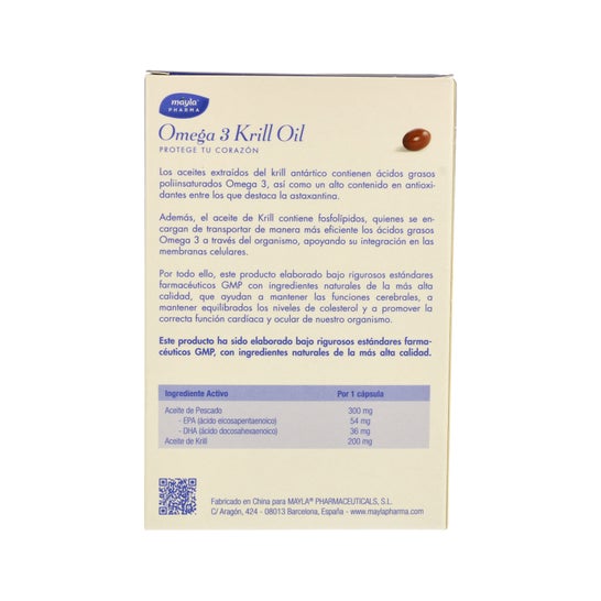Mayla Omega-3 Huile de Krill 30caps
