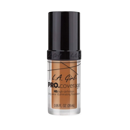 L.A. Girl Pro Coverage Illuminating Foundation Warm Caramel 28ml