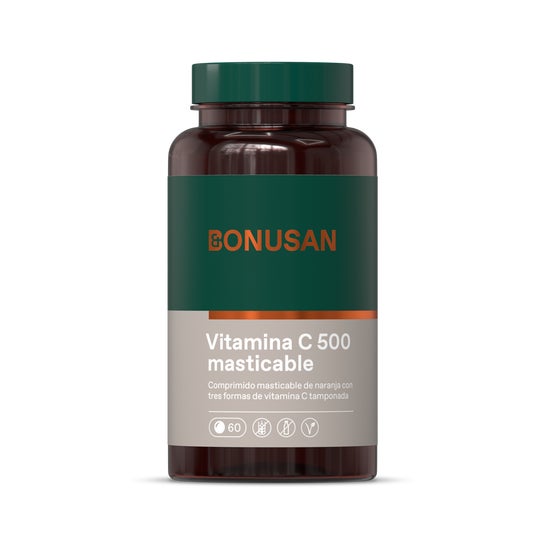Bonusan Vitamina C 500 Naranja 60 Tabletas Masticables