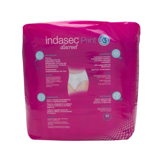 Indasec™ Pantalon Plus talla media 12uds