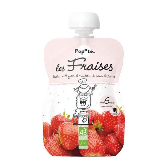 Popote Compote Fraise 120g