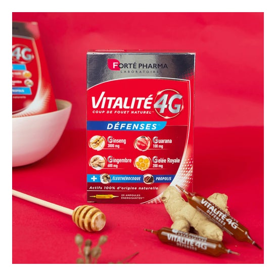 Forté Pharma Vitalité 4G Défenses 20 Ampoules