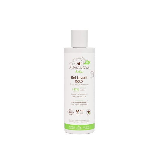 Alphanova Bébé Gel Lavant Doux Bio 200ml