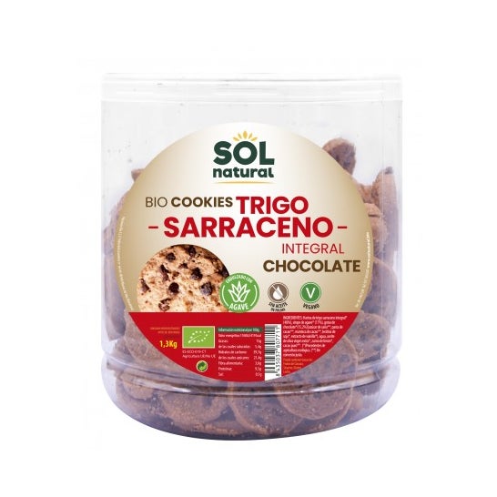 Solnatural Cookies Trigo Sarraceno Chocolate Bio 1300g