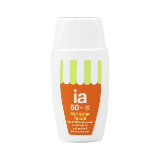 Interapothek Gel Solaire Visage SPF50 Oil Free 50 ml