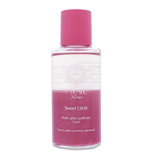 Musc Intime Huile Corps Pailletée Sweet Litchi 100 ml